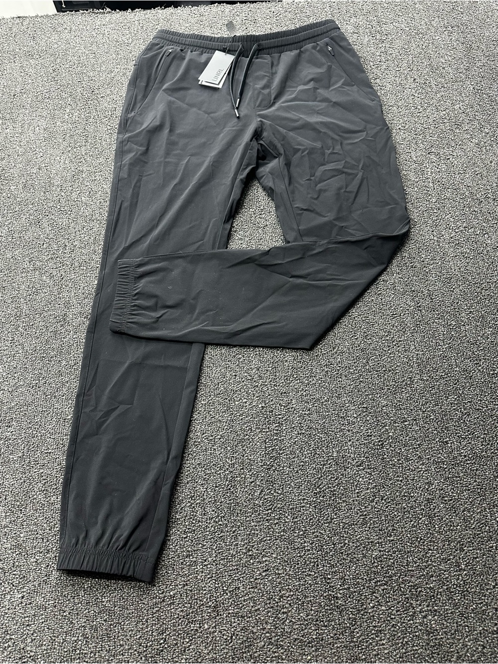 UNRL In Flex Jogger III Mens S Black Stretch Tapered Pants- NWT